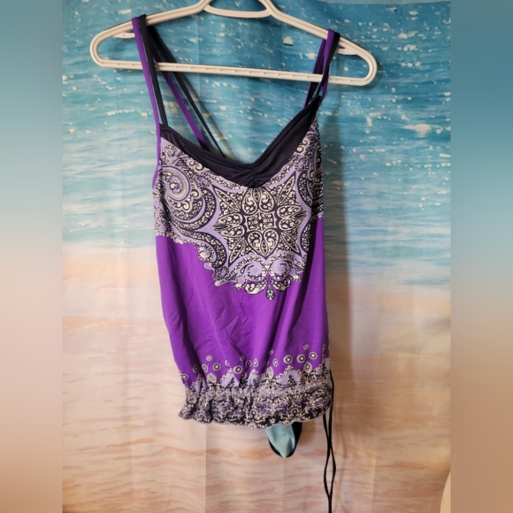 Athleta 2pc Tankini‎ & Bottoms Swimsuit Size Small Top & Medium Bottoms